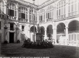 Cuba: courtyard, Captain Generals Palace, Havana