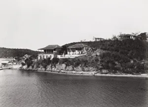 Cuba: houses on Smith Kay, Santiago harbour