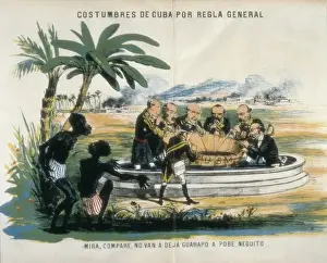 Attempt Prints: Cuba. Spanish colonization (1869-1870). Political