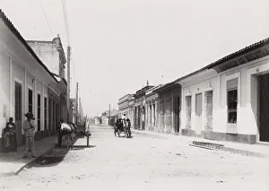 Cuba: street scene, likely Cienfuegos