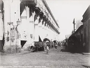 Cuba: Tacon market, street scene, Havana