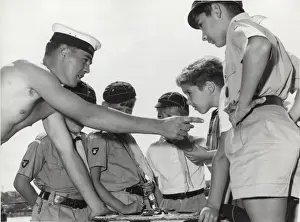 Explains Prints: Cubs learning about the Royal Navy