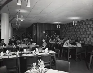 Refectory Prints: Cubs and Scouts in refectory, Baden Powell House, London