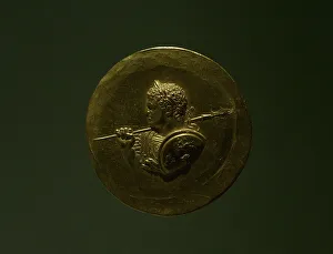Armored Prints: Cuirassed and laureate bust of the Roman emperor Caracalla