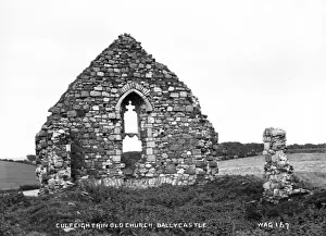 Ballycastle Prints: Culfeightrin Old Church, Ballycastle