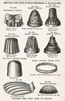 Culinary moulds 1887
