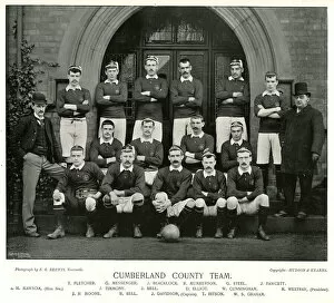 Cunningham Collection: Cumberland County Rugby Team