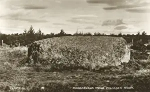 Culloden Prints: Cumberland Stone - Culloden Moor