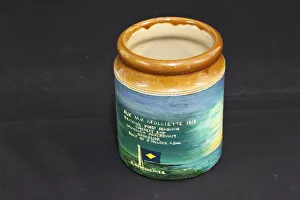 Images Dated 17th February 2015: Cunard ceramics, stoneware jar, MV Molliette