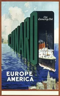 Images Dated 30th January 2009: Cunard Line poster
