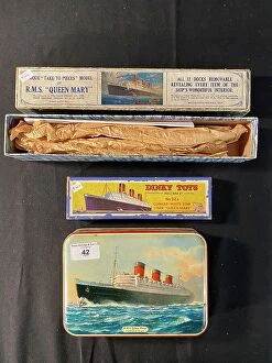 Twelve Collection: Cunard Line, Queen Mary - three items