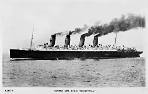 Holders Prints: Cunard Line R. M. S. Mauretania