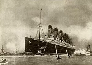 Torpedoed Gallery: Cunard Liner Lusitania 1915