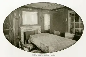 Luzurious Prints: The Cunard Liner RMS Mauretania - Regal Suite Dining Room
