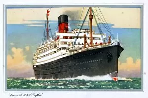 Images Dated 3rd April 2017: Cunard ocean liner RMS Scythia