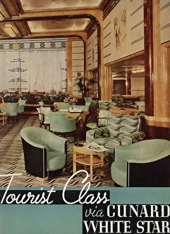 Lounge Prints: Cunard White Star - brochure cover design