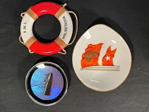 Plastic Collection: Cunard White Star Line - three souvenirs
