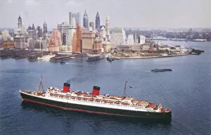 Steam Ships Collection: Cunard White Star liner