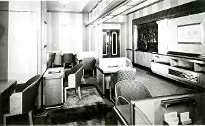 Cunard White Star, RMS Queen Mary, Writing Room
