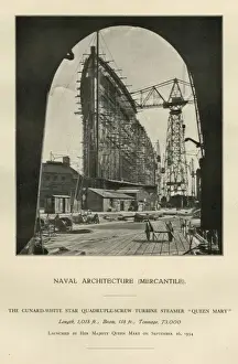 Quadruple Prints: Cunard White Star Steamer Queen Mary