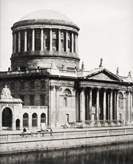 Four Prints: Cupola of the Four Courts, Dublin, Ireland