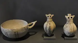Rattles Prints: Cups and rattles. Late Bronze Age. Cyprus