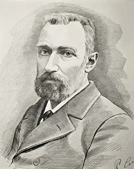 Curie Prints: CURIE, Pierre (1859-1906). French physicist