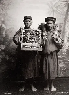 Curio Prints: Curio sellers, probably Tibetan, northern Inida