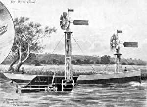 Images Dated 30th March 2004: Curiosities and ingenuities from the Patent Office; A boat d