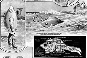 Images Dated 30th March 2004: Curiosities and ingenuities from the Patent Office; A marine