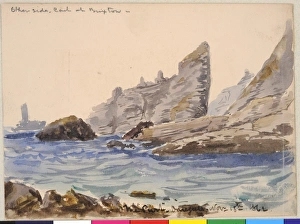 Images Dated 17th January 2011: The Curl, Donegal; verso, Cart at Buxton