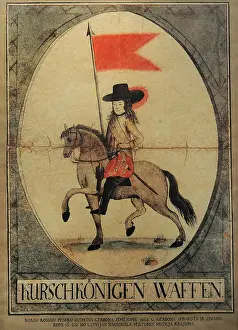 Lesser Prints: Curonian Kings. Coat of arms. Kurschkonigen, Courland