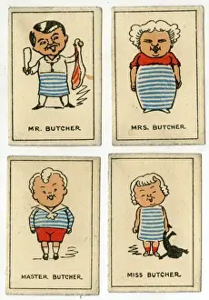 Currant Happy Families - Butcher family