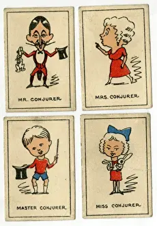 Currant Prints: Currant Happy Families - Conjurer family
