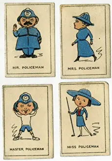 Currant Prints: Currant Happy Families - Policeman family