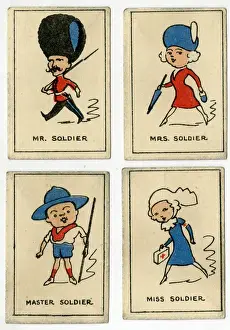 Currant Prints: Currant Happy Families - Soldier family