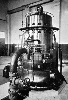 Shaft Prints: A Curtis Vertical Turbine, 1904
