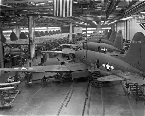 Curtiss C-46 Commando production at the Buffalo plant