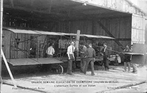 Rheims Prints: The Curtiss-Herring No 1 the aircraft