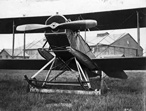 Stowed Prints: Curtiss JN3 8809 showing stowed airbags