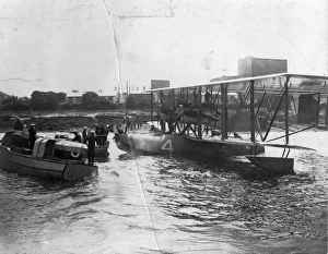 Accomplished Gallery: Curtiss NC-4 flying boat arriving at Plymouth