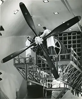 Hollow Prints: Curtiss-Wright 16ft 8ins, four-blade, hollow steel propeller