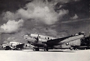 Airstrip Gallery: Curtiss Wright R5C-1 Commando trio of the US Marines