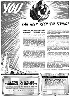 Curtiss Prints: Curtiss Wright Technical Institute