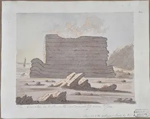 Transactions Prints: Curvature in killas on the coast immediately below St Agnes