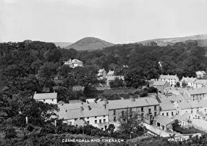 Rooftops Prints: Cushendall and Tiveragh