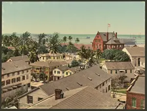 Custom House and harbor, Key West