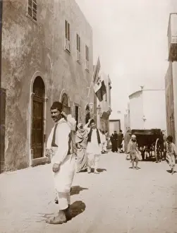 Tripoli Prints: Custom House, Tripoli, during Italo-Turkish War