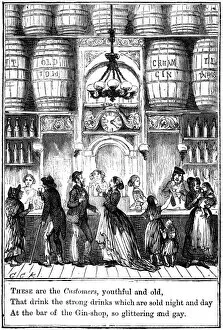 Images Dated 20th January 2011: Customers from The Gin-Shop by Cruikshank