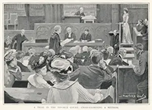 Examining Prints: Customs / Divorce 1900